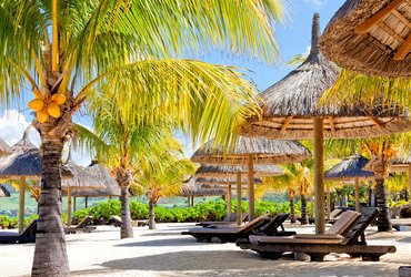 Plage à l'île Maurice