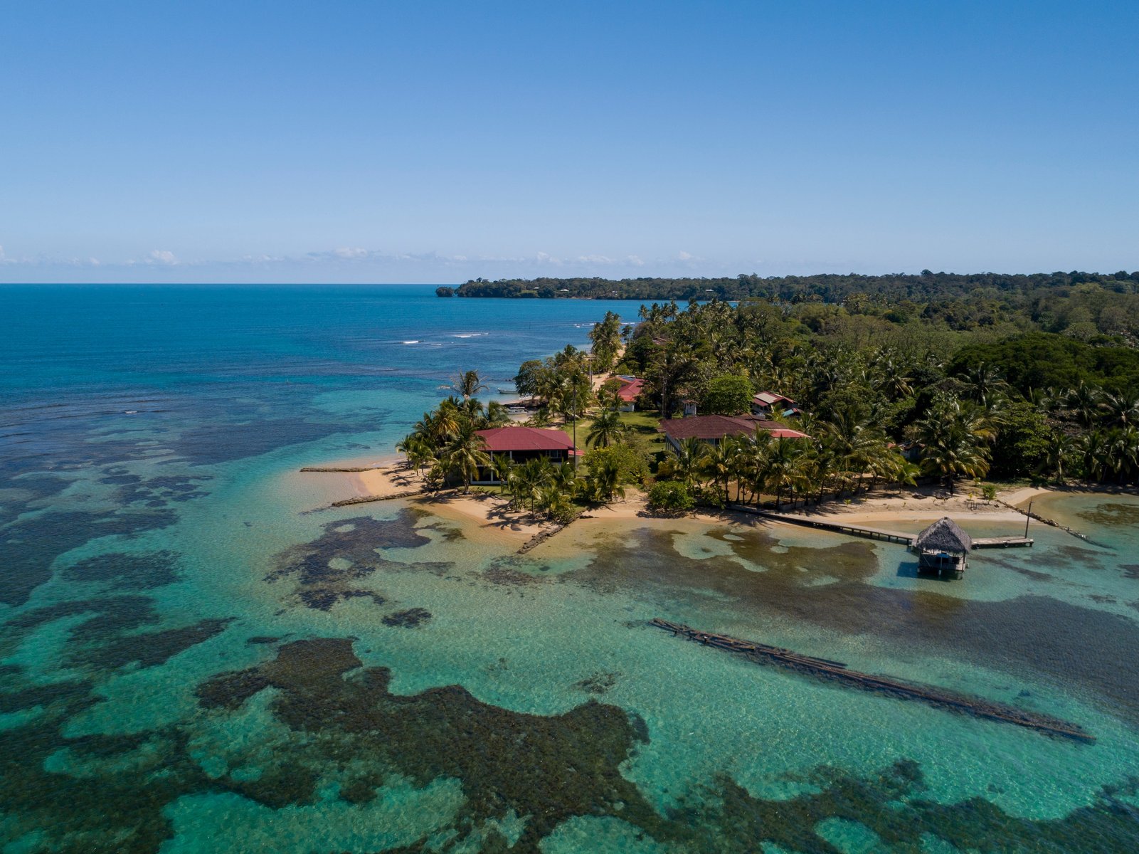 Panama Bocas del Toro vue aerienne