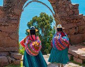 Quechua au Lac Titicaca au Perou