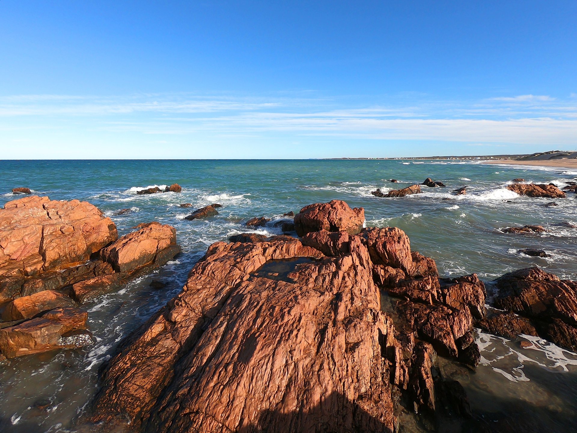 Plage de Piedras Coloradas, Argentine