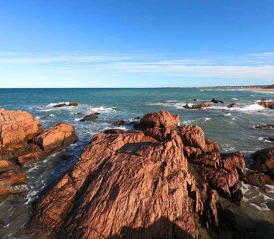 Plage de Piedras Coloradas, Argentine