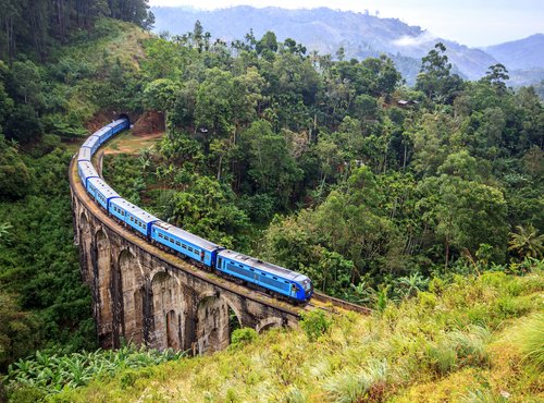Train au Sri Lanka