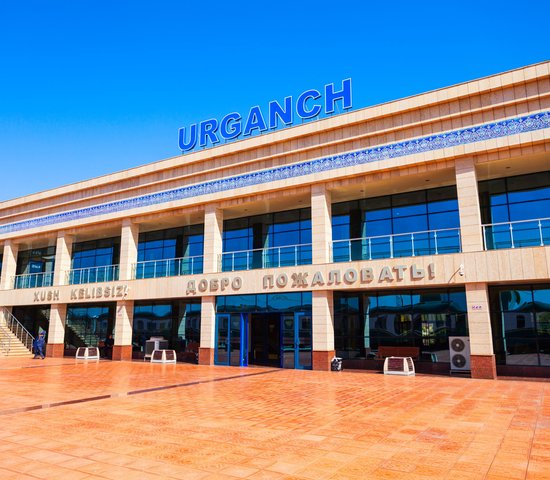Station de train Urganch, Ouzbékistan