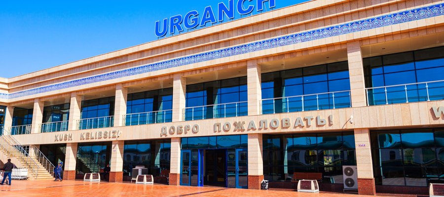 Station de train Urganch, Ouzbékistan