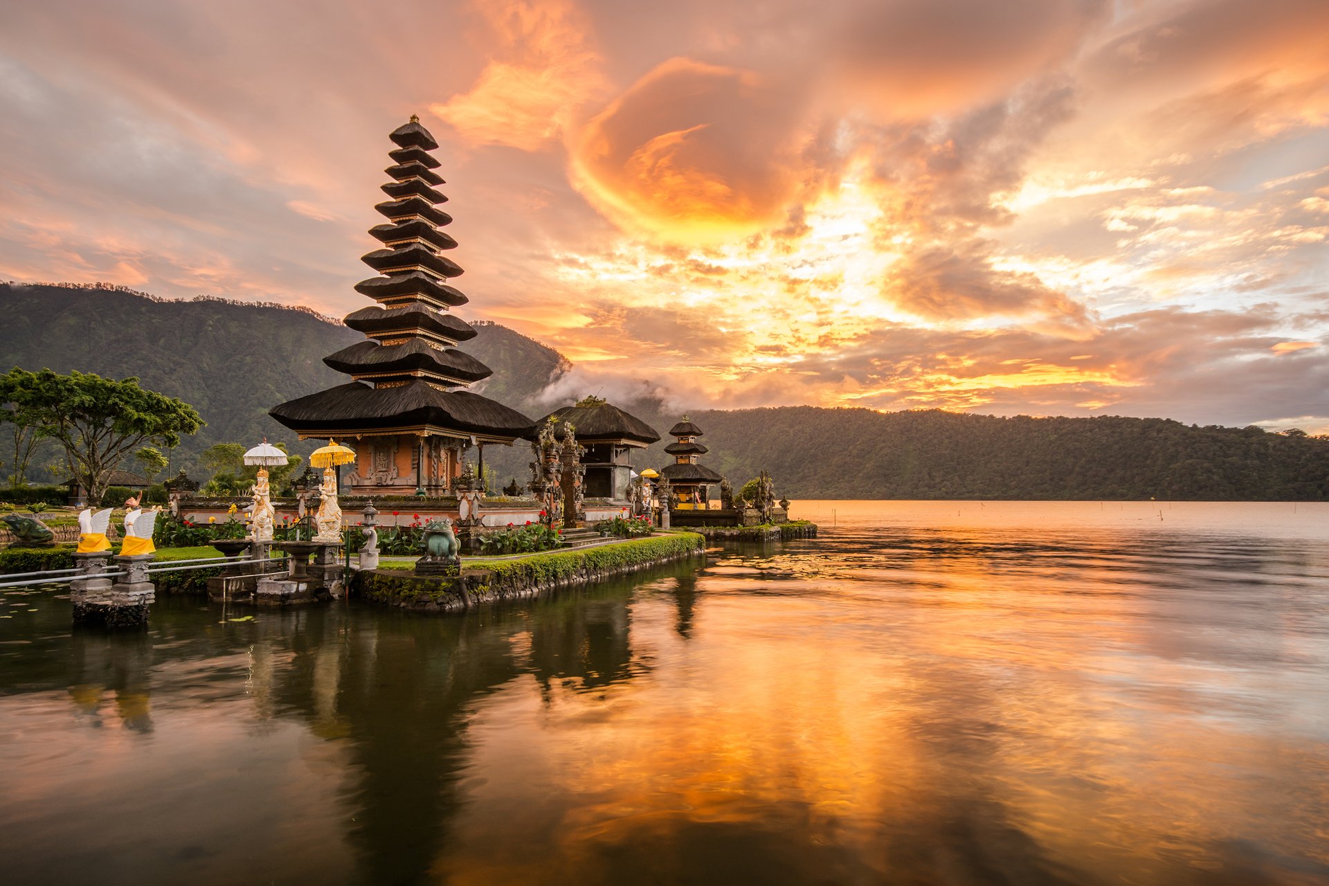 Temple Pura Ulun Danu Bratan Bali Indonésie