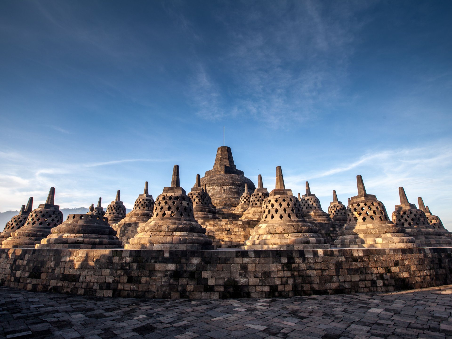 Temple de Borobudur à Yogyakarta, Indonésie