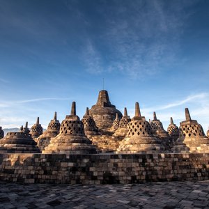 Temple de Borobudur à Yogyakarta, Indonésie