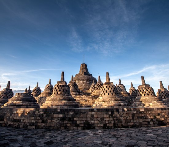 Temple de Borobudur à Yogyakarta, Indonésie