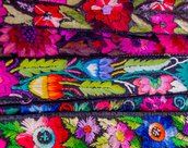 Textile traditionnel maya au Guatemala