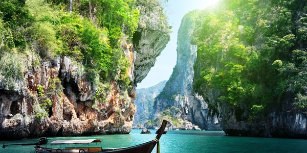 Thailande Bateau Krabi