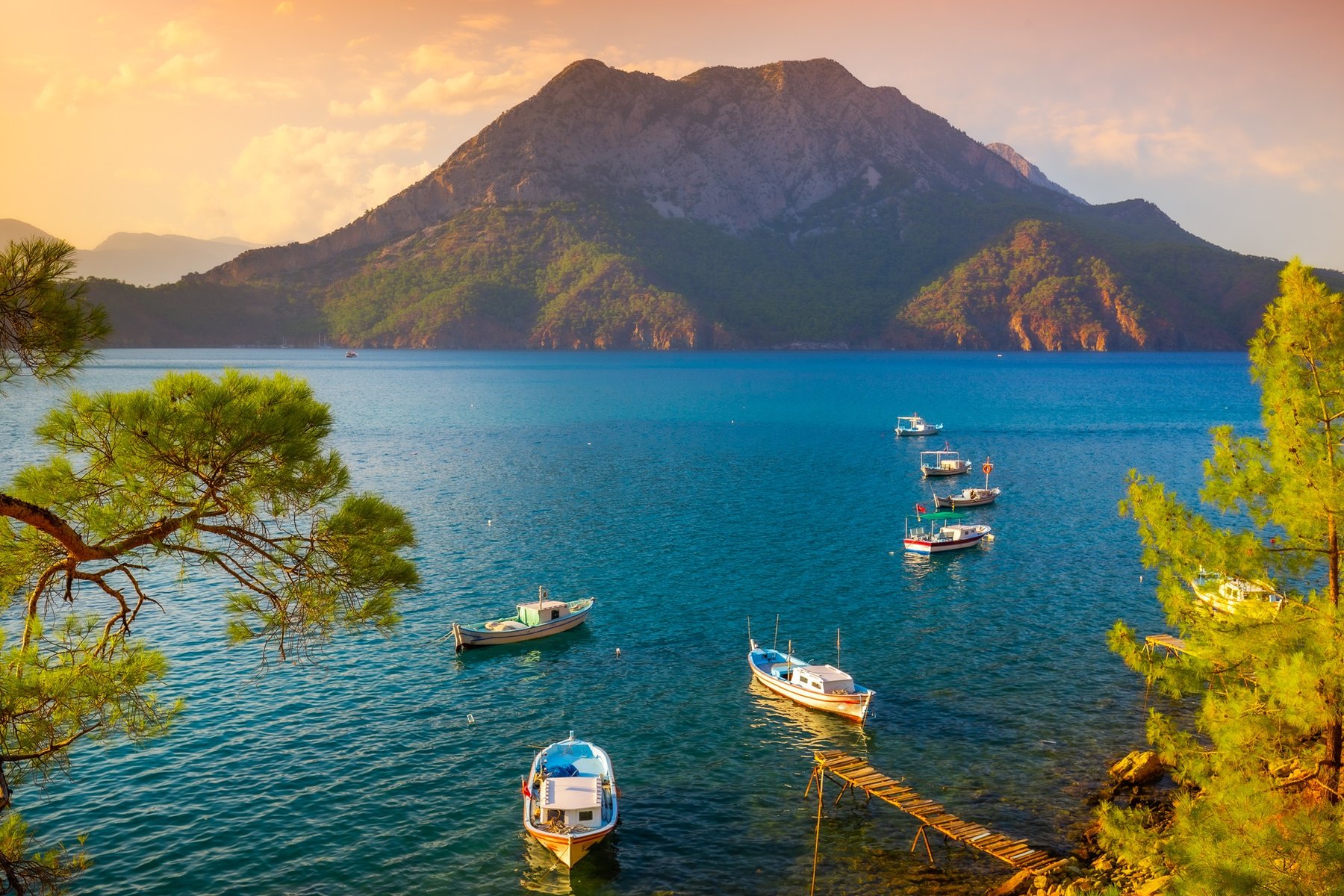 Plage d'Adrasan en Turquie