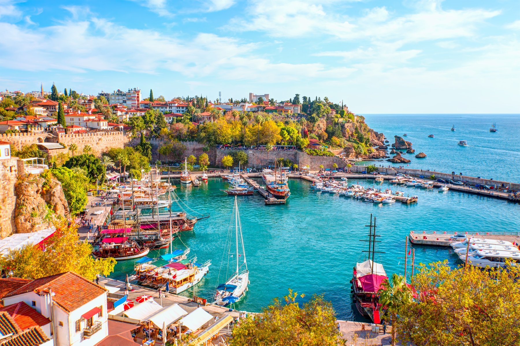 Port d'Antalya en Turquie