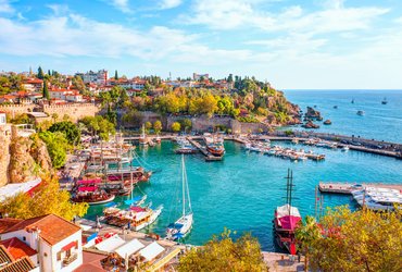 Port d'Antalya en Turquie