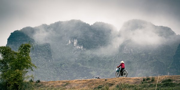 Vietnam Baie D'Halong vélo