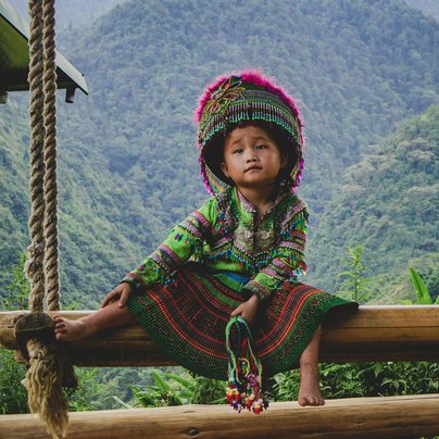 Enfant a Sapa au Vietnam