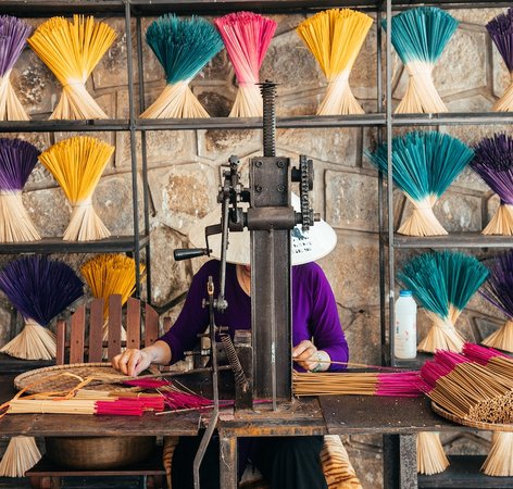 Encens a Hue au Vietnam
