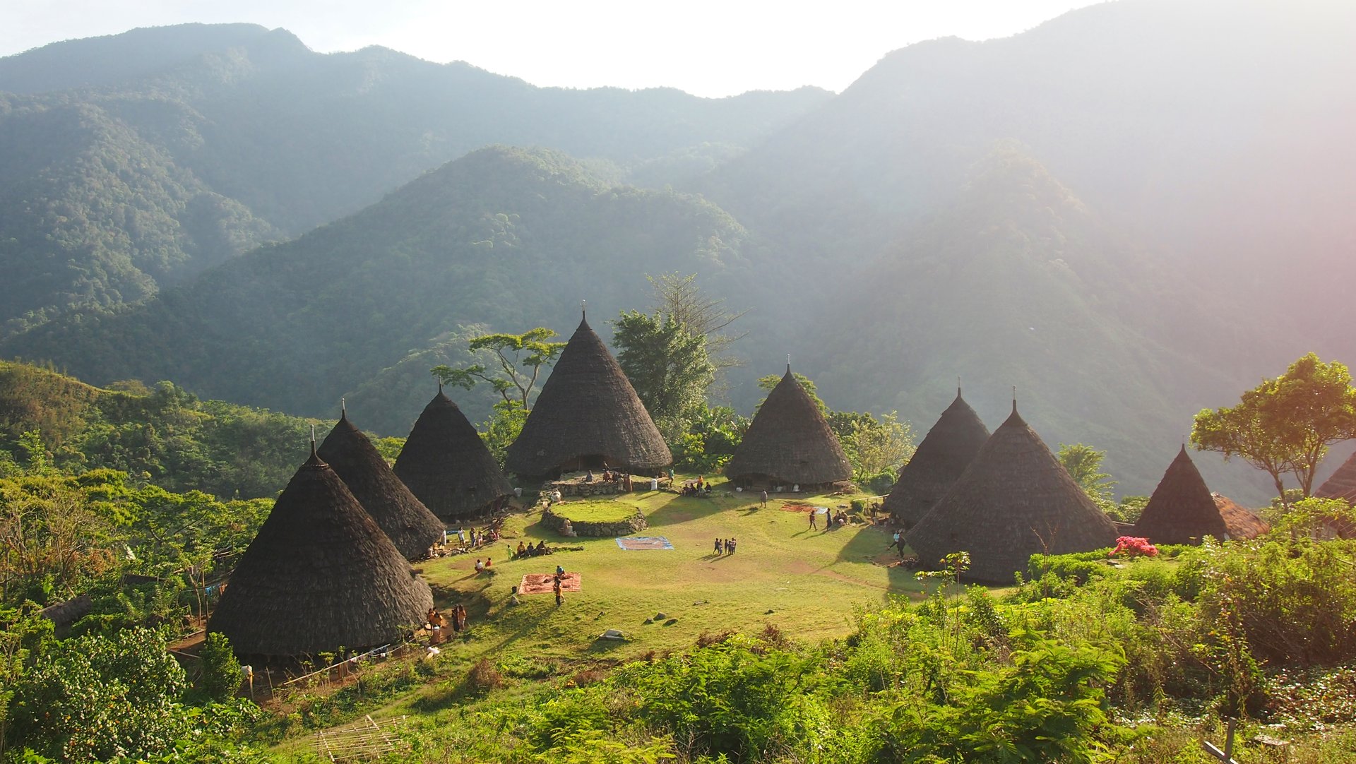 Village de Wae Rebo à Flores en Indonésie