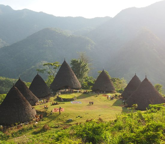 Village de Wae Rebo à Flores en Indonésie