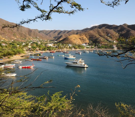 Ville de Taganga Colombie