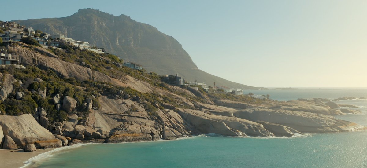 Vu aéerienne de Cap Town, Afrique du Sud