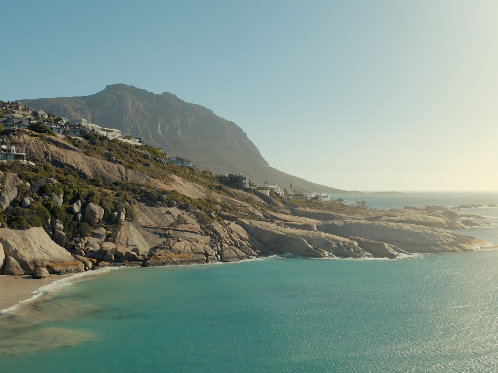Vu aéerienne de Cap Town, Afrique du Sud