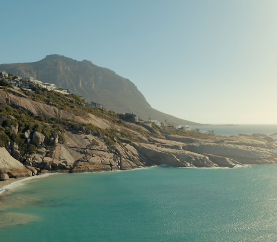 Vu aéerienne de Cap Town, Afrique du Sud