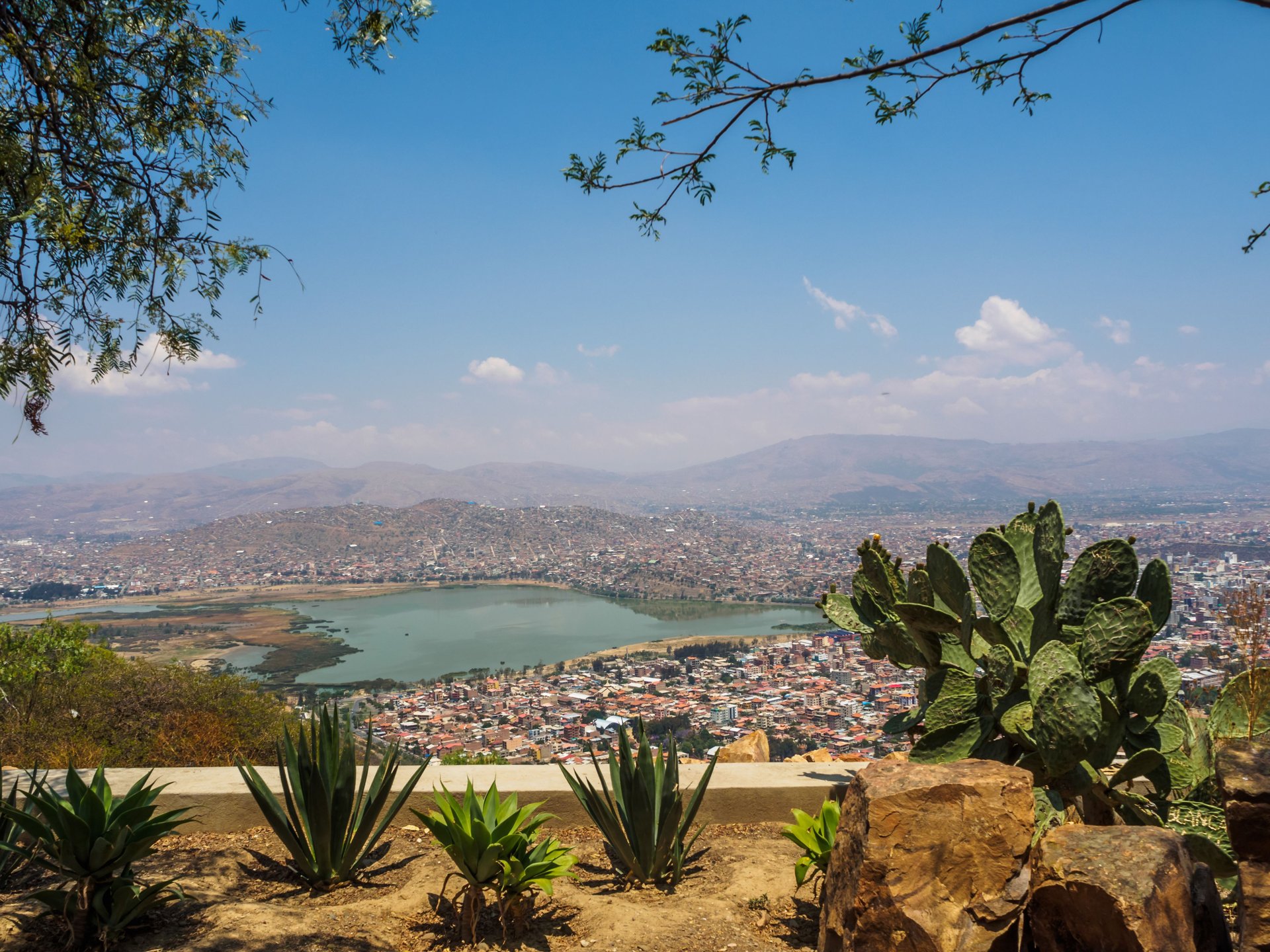 Vue sur Cochabamba en Bolivie