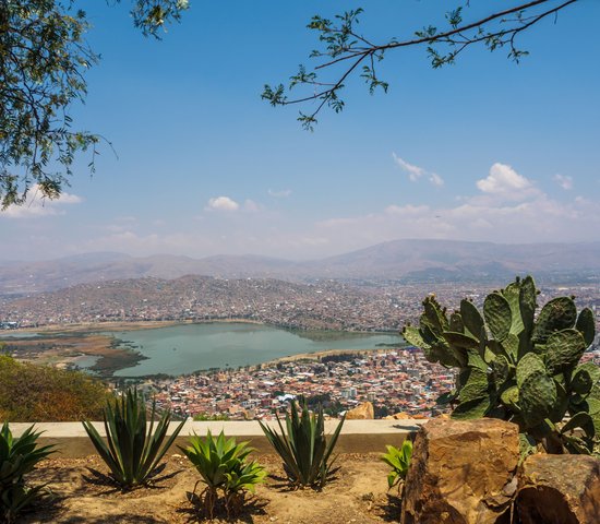 Vue sur Cochabamba en Bolivie