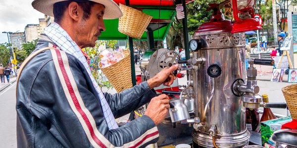 colombie street food cafe bogota