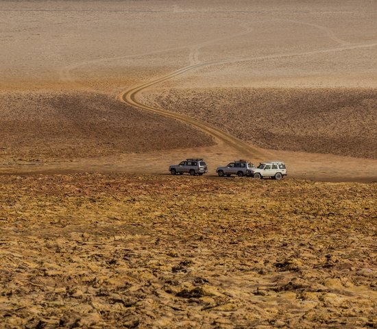 Paysage volcanique Dallol, Danakil, Ethiopie