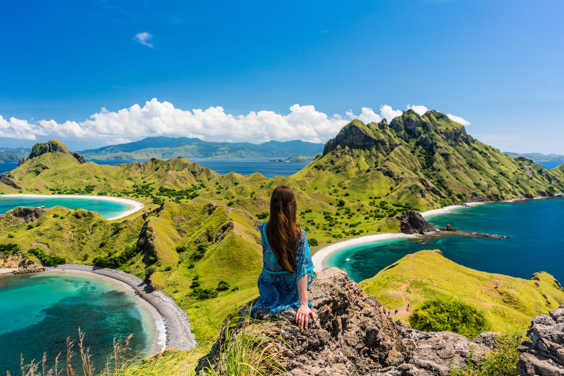 femme ile padar indonesie