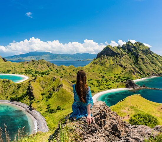 femme ile padar indonesie