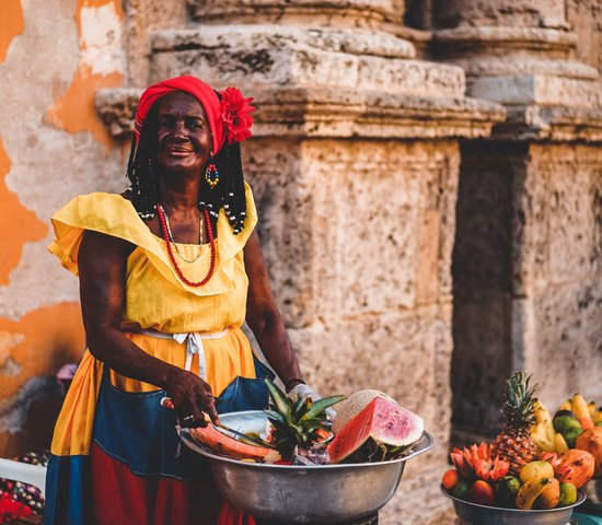 femme vendeuse population colombie