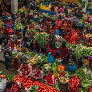 Marché de Chichicastenango au Guatemala