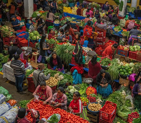 Marché de Chichicastenango au Guatemala