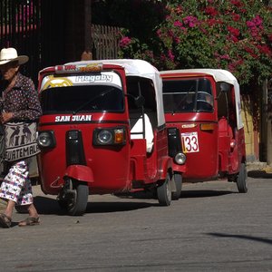 Tuk Tuk à San Juan la Laguna au Guatemala