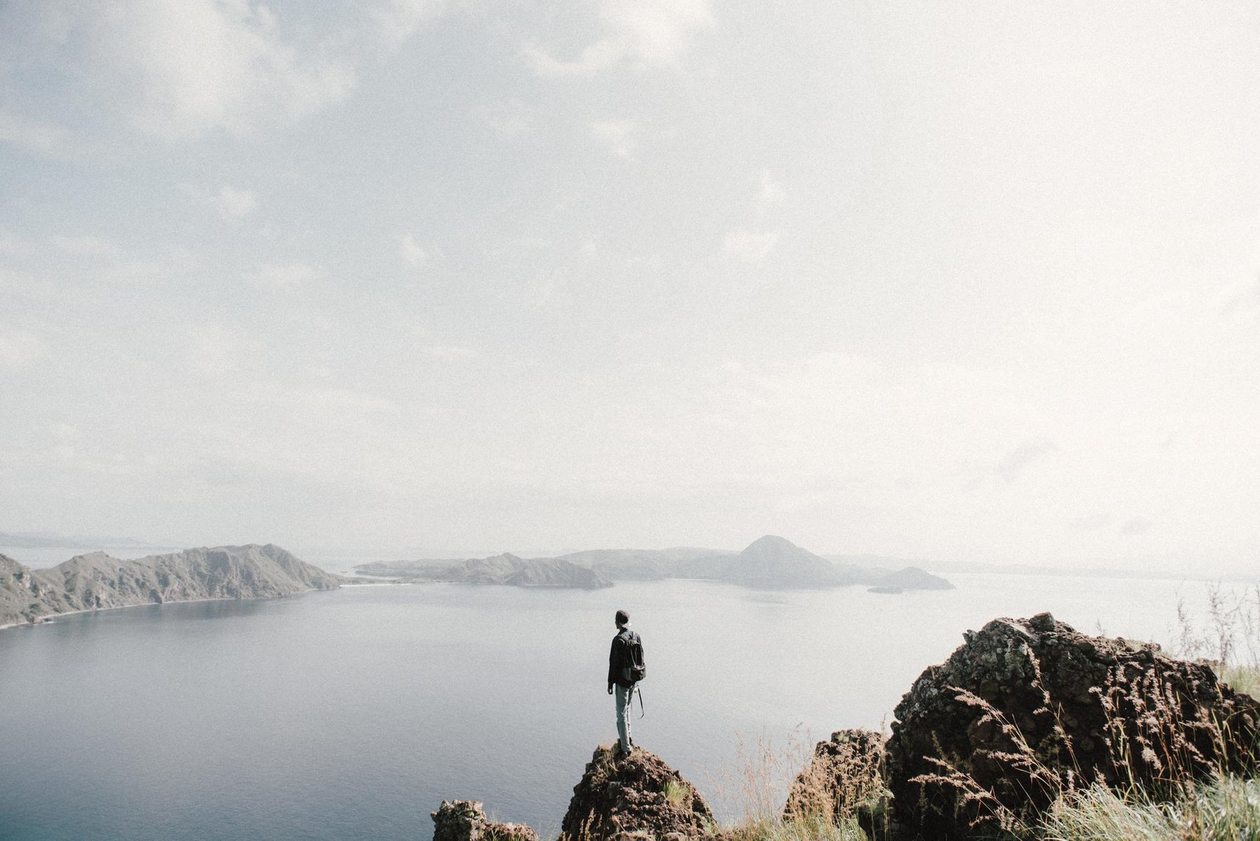 Homme Paysage Indonesie