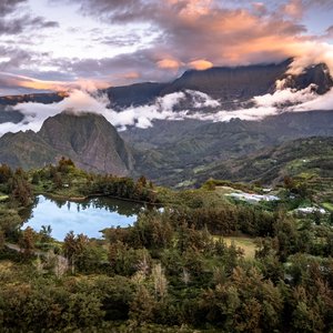 Le cirque de Salazie sur l'île de la Réunion