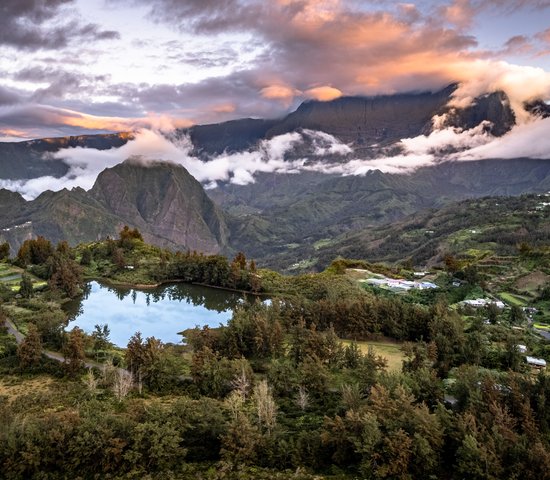Le cirque de Salazie sur l'île de la Réunion