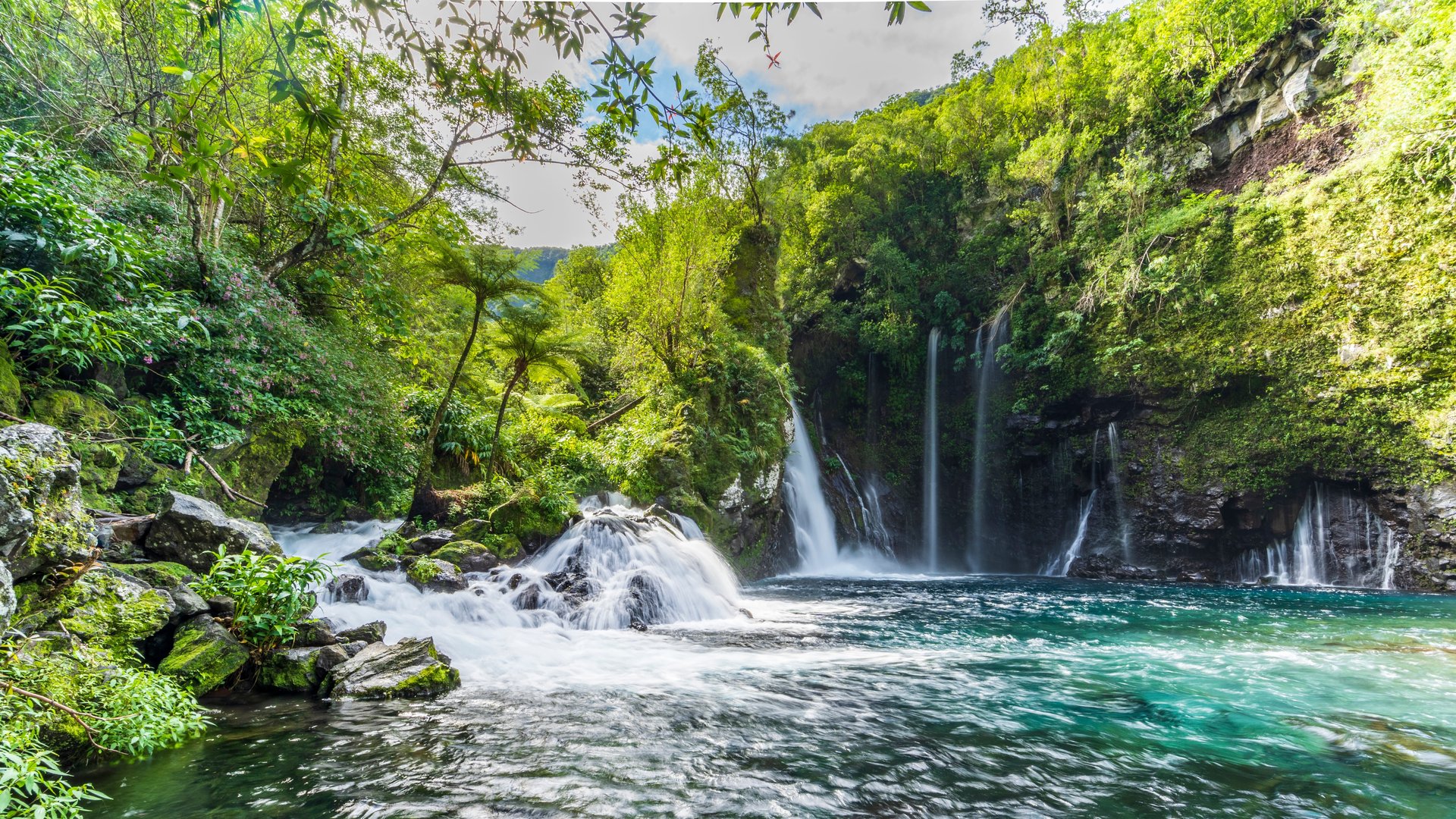 Cascade Trou noir, Langevin, île de la Réunion