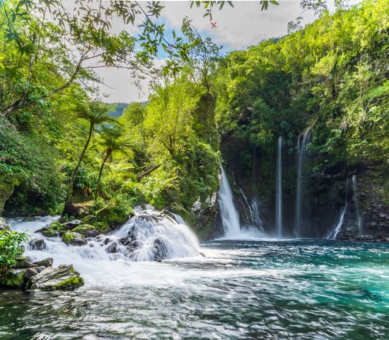 Cascade Trou noir, Langevin, île de la Réunion