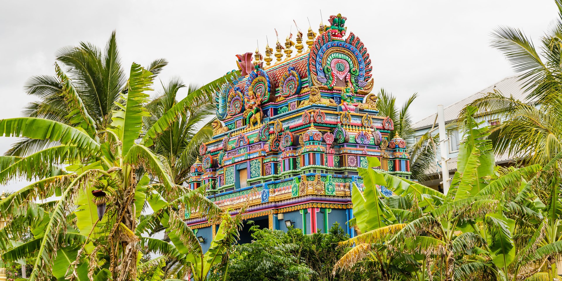Temple de Shri Maha Badra Karli à Saint Pierre sur l'île de la Réunion