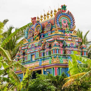 Temple de Shri Maha Badra Karli à Saint Pierre sur l'île de la Réunion