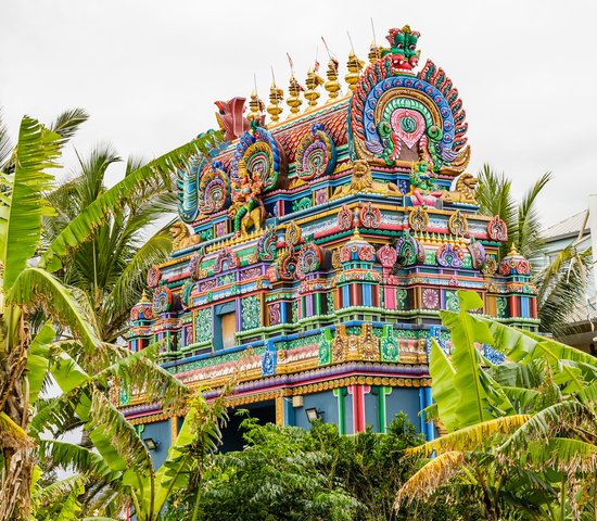 Temple de Shri Maha Badra Karli à Saint Pierre sur l'île de la Réunion