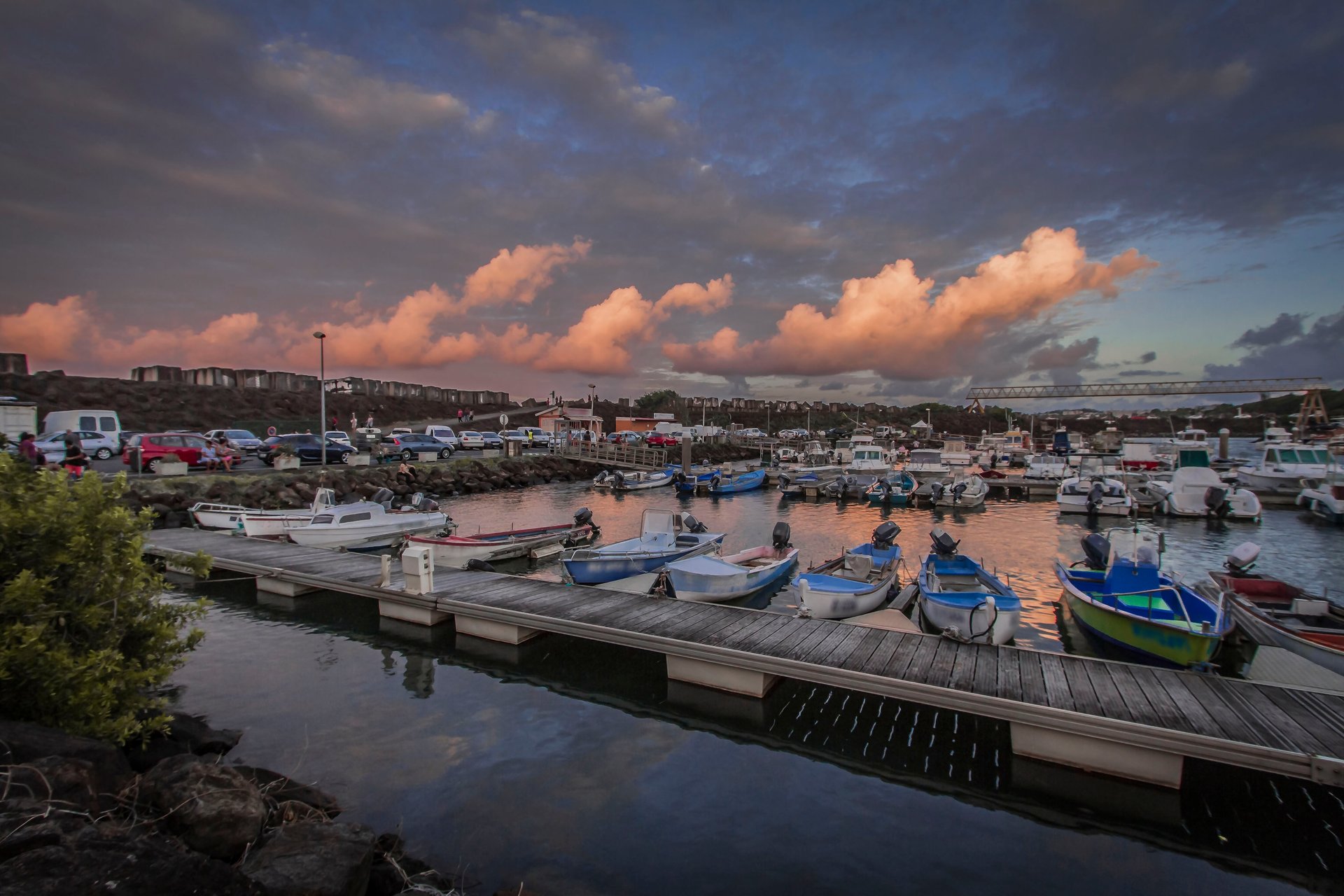Le port de Sainte Marie, île de la Réunion