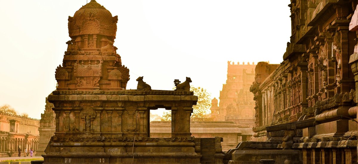 Temple Thanjavur, Tamil Nadu, Inde