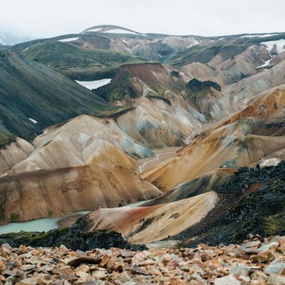 islande Landmannalaugar.