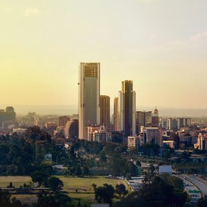 La ville de Nairobi, Kenya