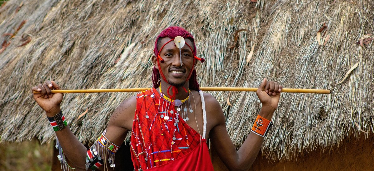 Tribu Masai, Masai Mara, Kenya