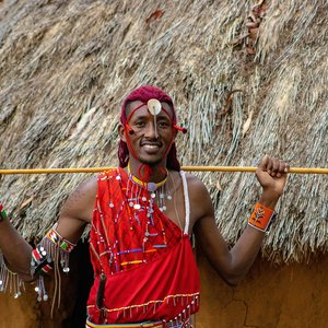 Tribu Masai, Masai Mara, Kenya